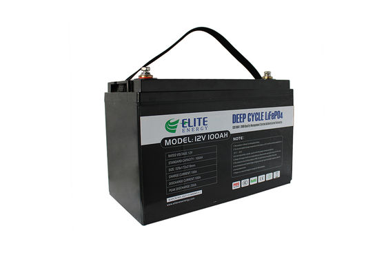 भंडारण ऊर्जा प्रणाली के लिए OEM 1280Wh 100Ah 12V LiFePO4 बैटरी