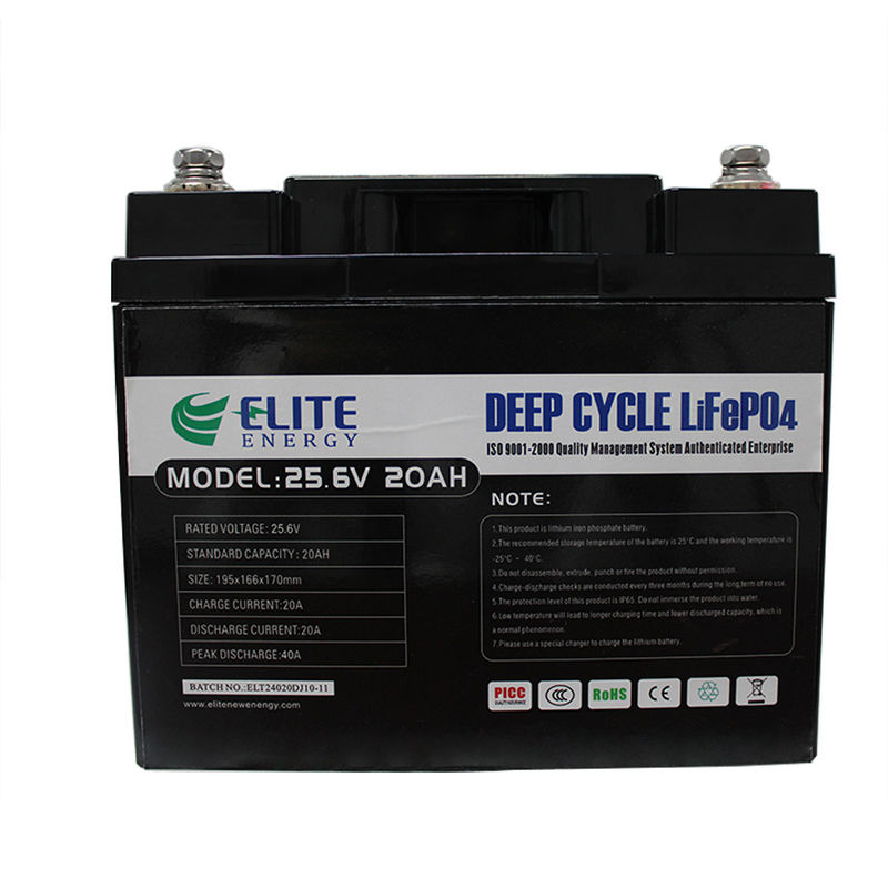 24V 20Ah LiFePO4 लीड-एसिड रिप्लेसमेंट ली-आयन एनर्जी स्टोरेज बैटरी