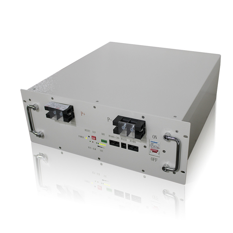 दूरसंचार यूपीएस ईएसएस के लिए 5120Wh 100Ah 48V LiFePO4 बैटरी पैक लिथियम आयन: