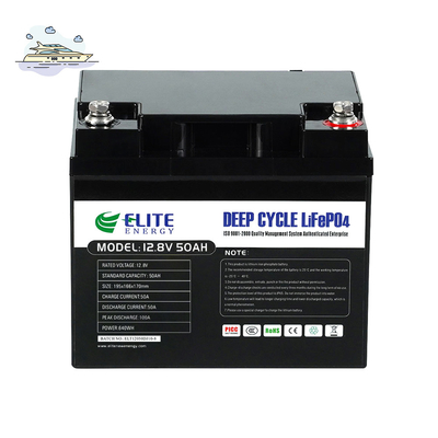 पावर और सोलर स्टोरेज सिस्टम के लिए डीप साइकिल 12.8V 50Ah 12V LiFePO4 बैटरी